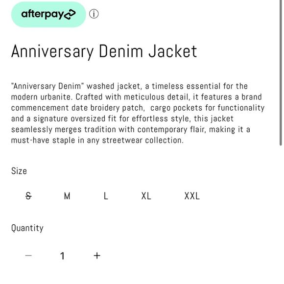 Modern Artchitect Anniversary Denim Jacket with Buttoned Pockets Stylish Black - Picture 13 of 13